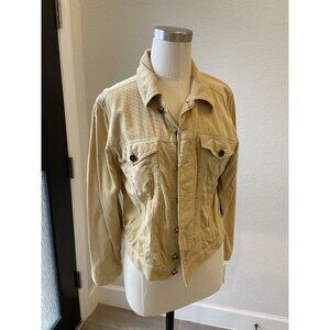 Democracy Weekend Corduroy Jacket in Camel, Size Medium P